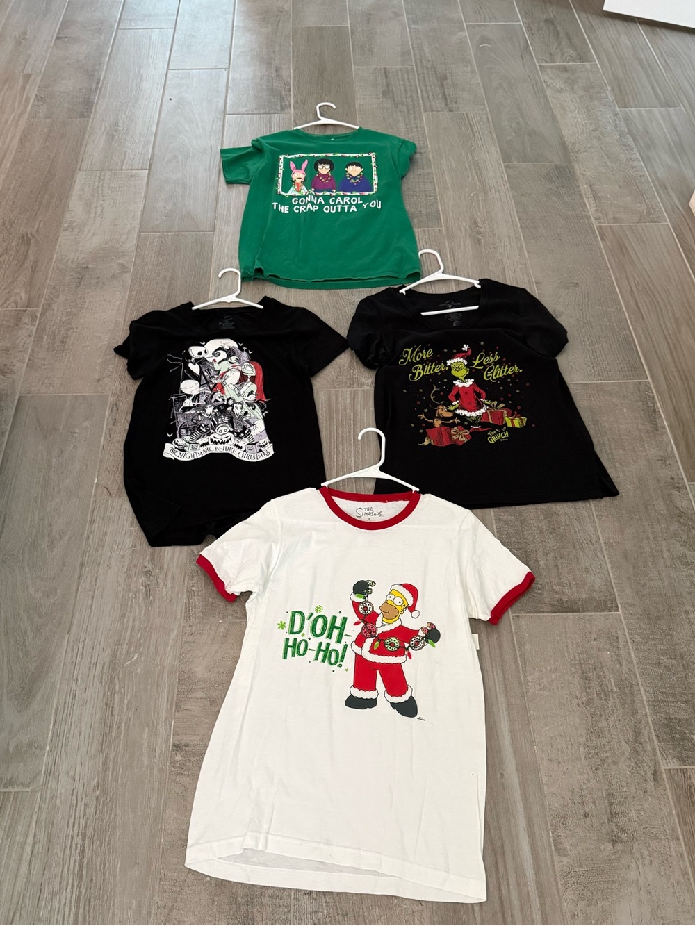 Character Christmas bundle of tshirts